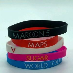 Maroon 5 world tour bracelet 5 pack 2015 concerts